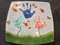 Handprint Nature Plate