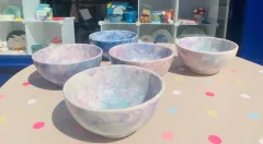 Bubble Painted Bowls