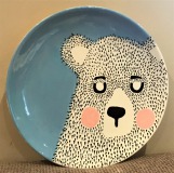 Bashful Bear Plate