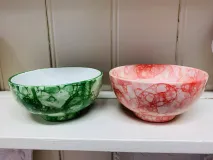 Bubble Painted Bowls