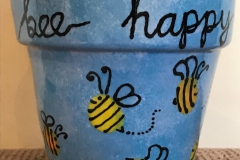 Bee Happy Plant Pot